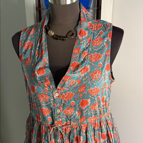 Natural Life Amelia Cotton Sleeveless Dress SZ Medium - Picture 2 of 9